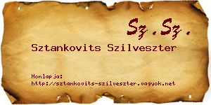 Sztankovits Szilveszter névjegykártya